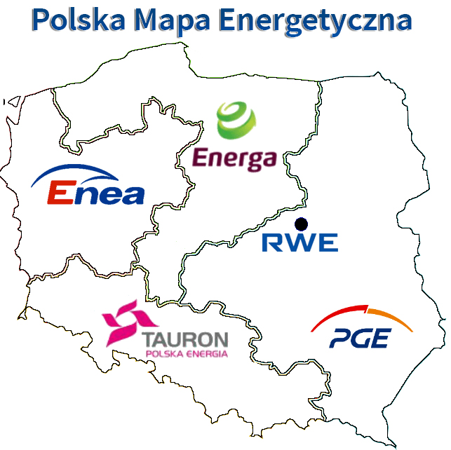 polska mapa energetyczna